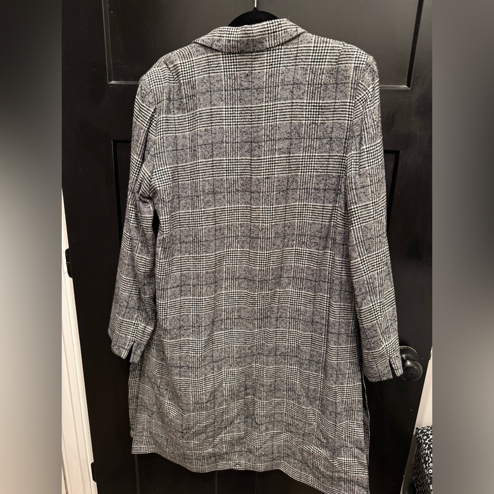 All Saints Dustie Checkered Coat - Picture 2 of 6